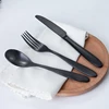 /product-detail/sound-metal-reusable-cutlery-fancy-black-cutlery-matte-stainless-steel-18cr-10ni-1817301151.html
