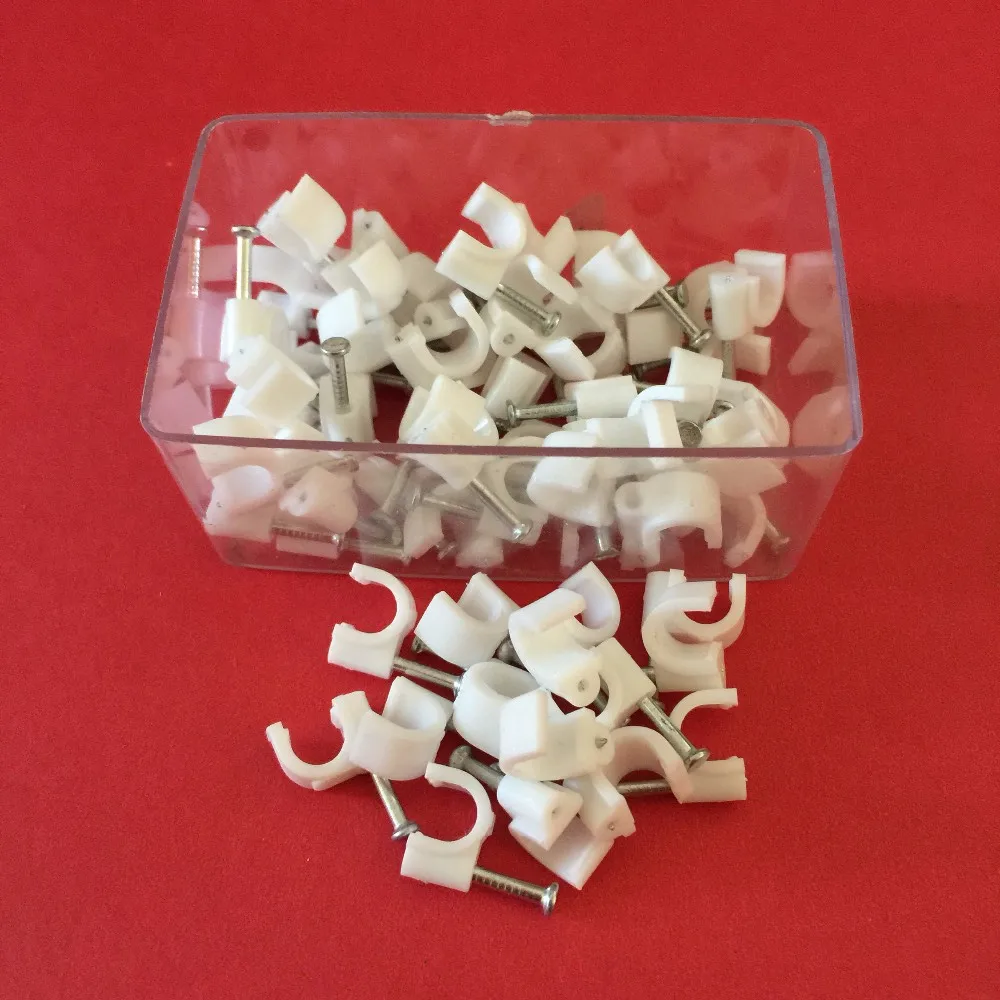 High Quality Plastic Wall Nail Cable Clip Buy Wall Cable Clip,Nail