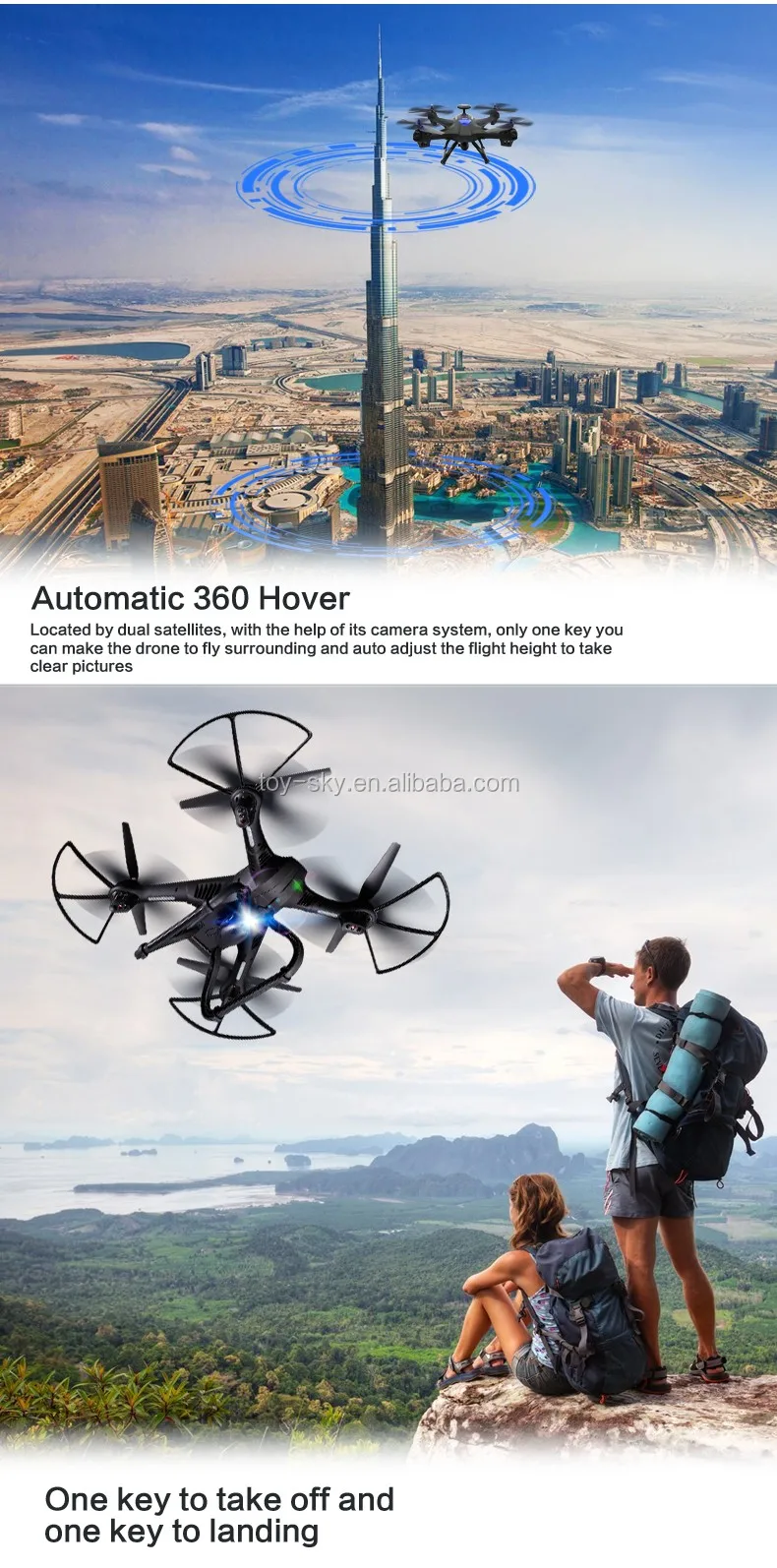 2017 Newest Professional Long Distance Drones With Hd Camera And Gps Precise Position,Low Power