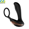 Waterproof Rechargeable Remote Control Massager Prostate Vibrator with Cock Ring