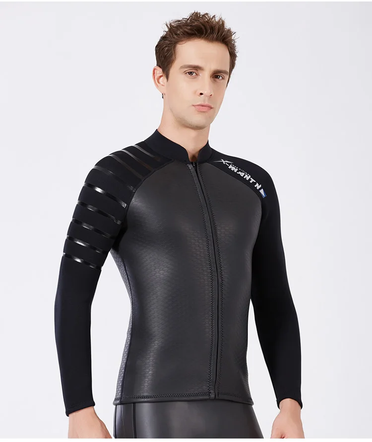 2019 Customized 3mm Full Sleeves Light Diving Wetsuit Neoprene Fabric Freediving Wetsuit