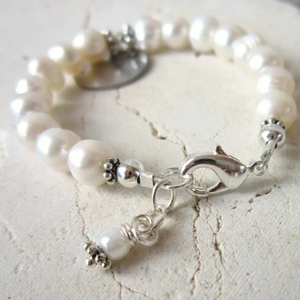 Personalized Pearl Necklace And Bracelet Set S Genuine Pearl Necklace And Bracelet Set