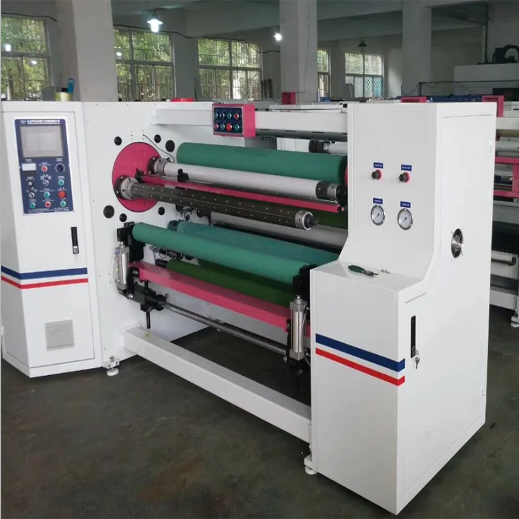 Double Shaft Reflectivve Adhesive Tape Rewinding Winding Machine - Buy ...