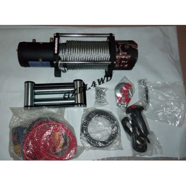 Heavy Duty Electric Winch 4x4 12000lb Winch 12v For Off Road Trucks