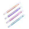 New Design Transparent Colored Glitter Smooth Lines Solid Lqiuid Highlighter