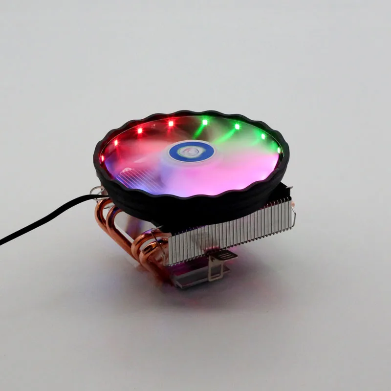 Best Ultra-thin 4 Heat Pipe  CPU Cooler Light 4pin 120mm Pc Led Case Cooling Fan