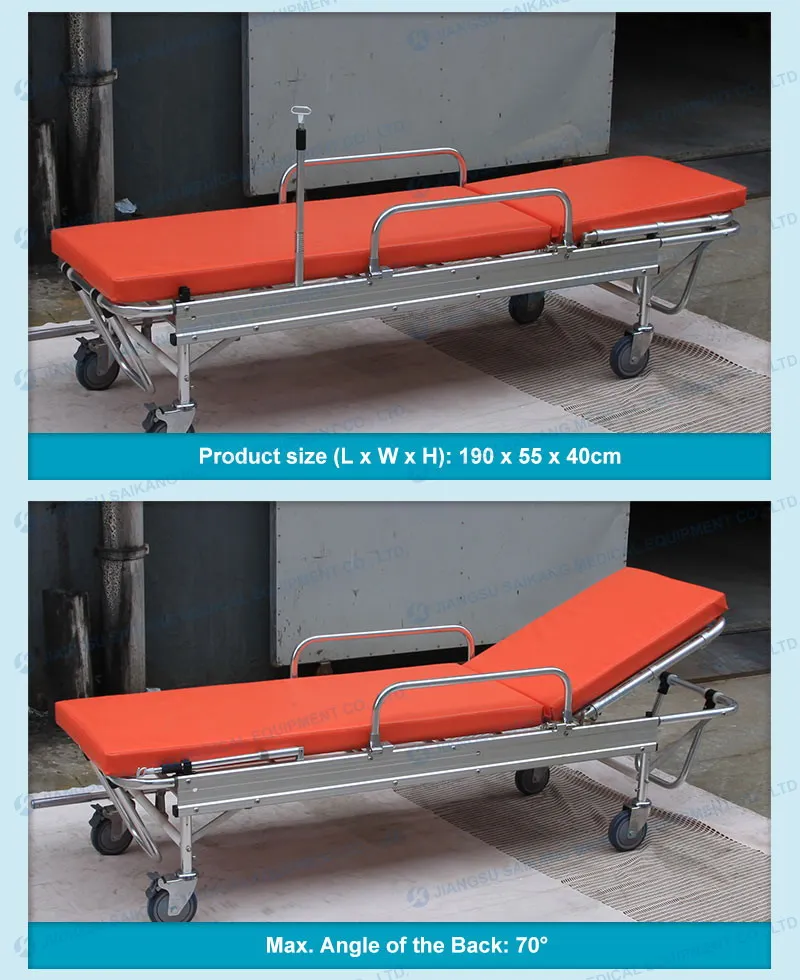 SKB039(B) Ambulance Stretcher Trolley_Jiangsu Saikang Medical Equipment ...