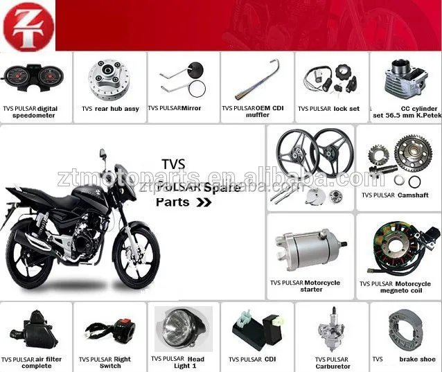 tvs motor bike spare parts