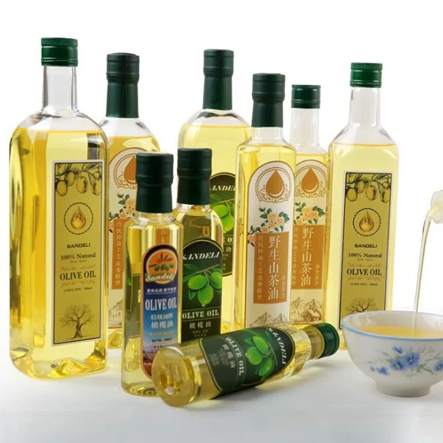 250ml 500ml 750ml 1000ml Clear Pet Cooking Olive Oil Bottle Buy Oil