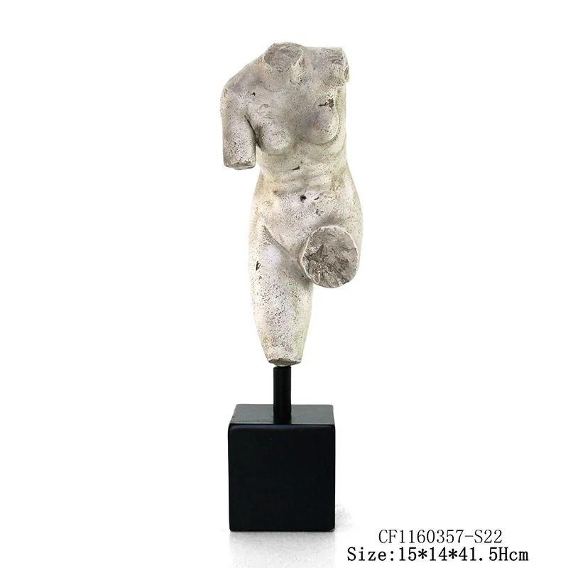 Polyresin Craft Nude Woman Statue Resin Figure Resin Base Home Decor details