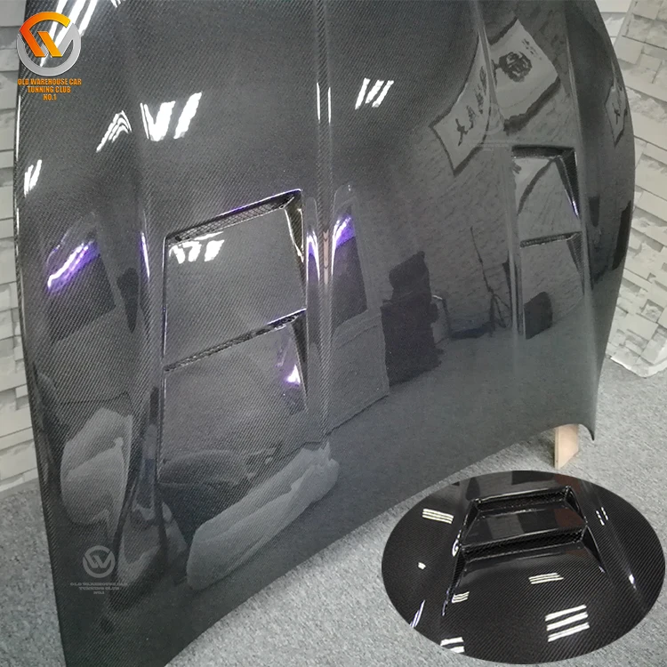 Dmc Style Carbon Fiber Engine Hood Cover Auto Machine Cap For Maserati