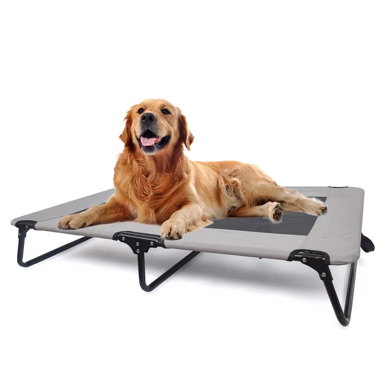 Foldable Portable Breathable Rasied Elevated Pet Dog Bed With Iron ...