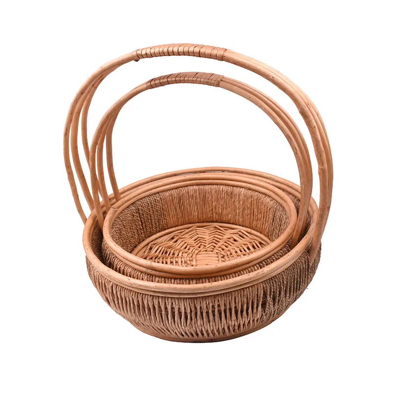 Customized Natural Cheap Gift Wicker Basket With Handle/wholesale Mini ...