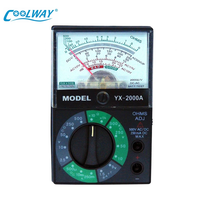 Professional High Precision New Arrival Customized Pointer Multimeter Pocket Resistance Continuity Sensitivity Battery Current