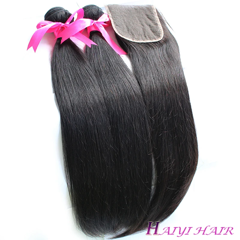 Alibaba Wholesale Remy Malaysia Hair Natural Black Silk Straight 3