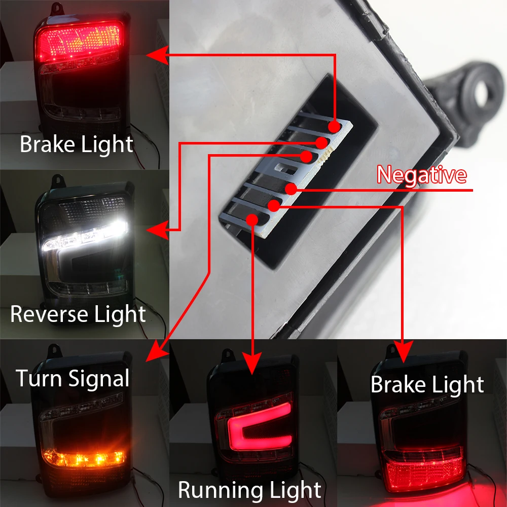 LED Tail Light Running Reverse Brake Lights Fits For Lada Niva 4X4 Parts
