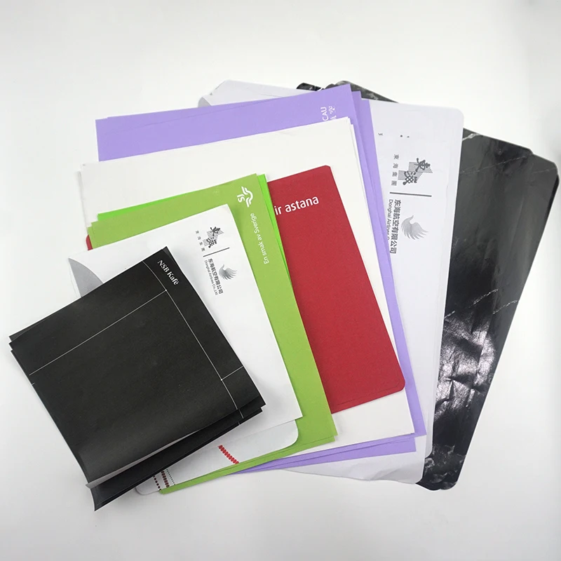 airline anti-slip paper atlas tray mat