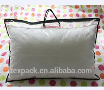 Durable Plastic Zipper Blanket Bag/ Bed Linen Bag/pillow Bag - Buy Zipper Bag For Pillow,Clear ...