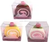 Many Colors Gift Roll Towel Cake