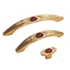 Luxury furnitures gold door handle jewel cabinet knobs 30003