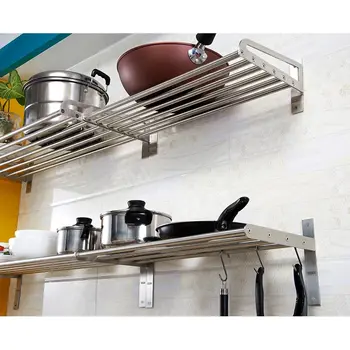Wall Mounted Kitchen Storage Utensils Hanging Rail Pot And Pan Wall Mounted Kitchen Storage Utensils Hanging Rail Pot And Pan Rack