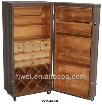 Snake Skin Faux Leather Rolling Wine Bar Cabinet Buy Steamer