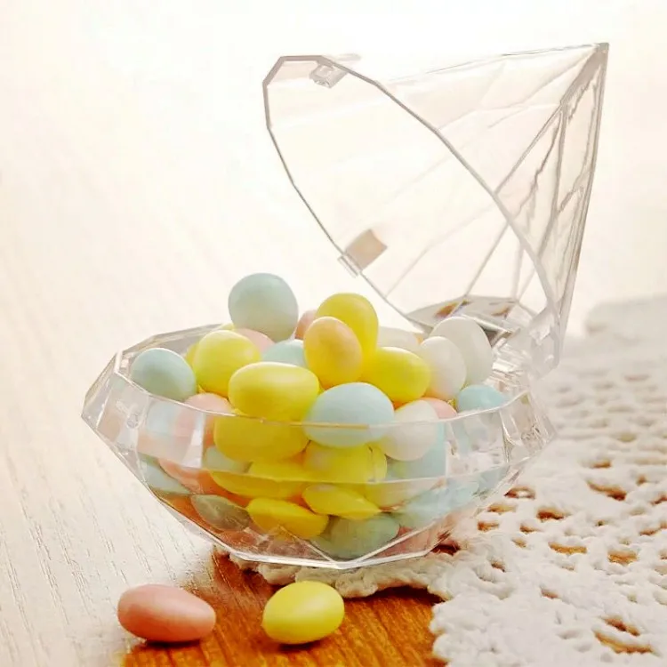 Прозрачные сладости. Детская копилка для конфет прозрачная пластиковая креативная.