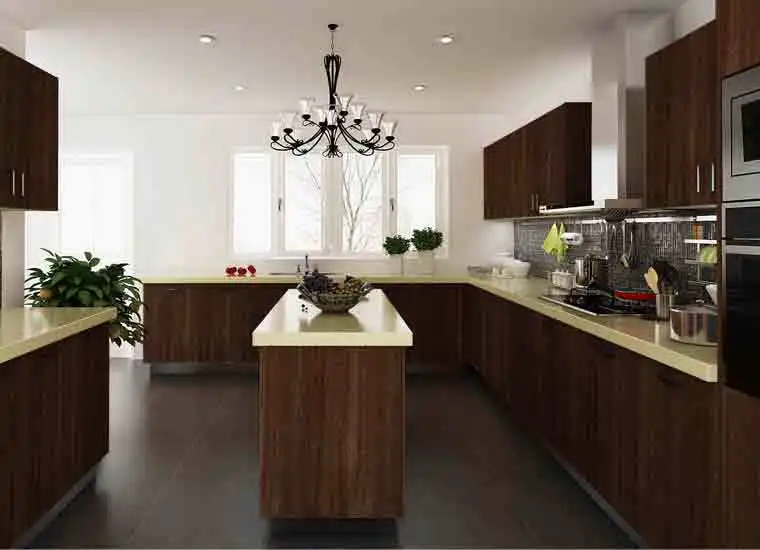 Kenya Project Commercial Round Modular Kitchen Cabinets ...