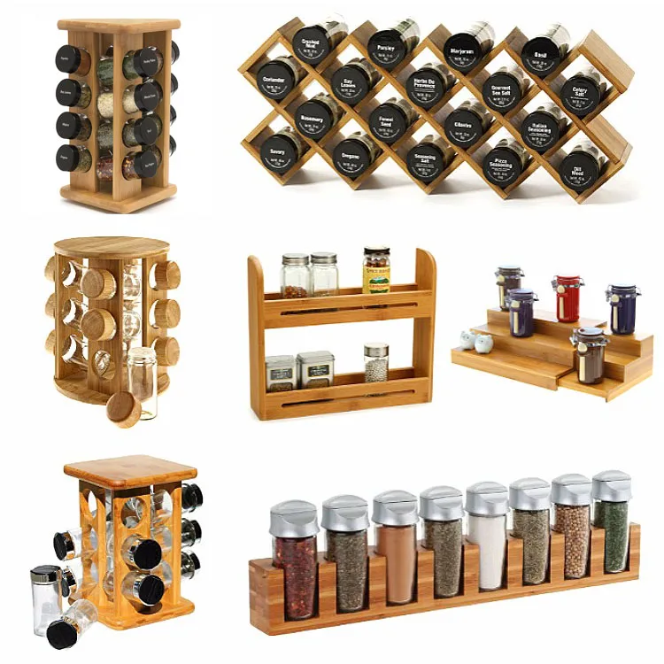 1pc/1 Set, Spices And Seasonings Sets, Revolving Countertop Spice Rack Wiht  Spice Jar, Spice Tower Organizer For Countertop Or C