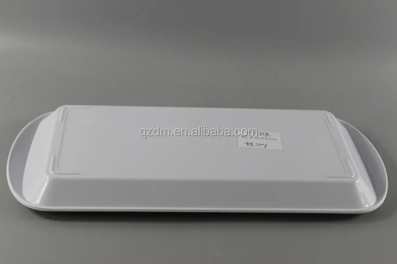 12inch plastic rectangular tray with handle