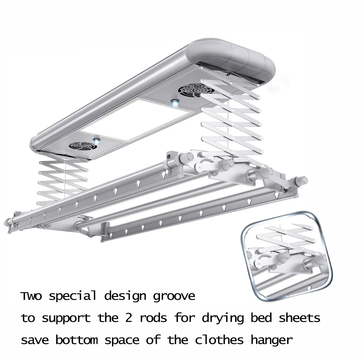 Intelligent Furniture Electric Lifting Clothes Drying Rack Laundry