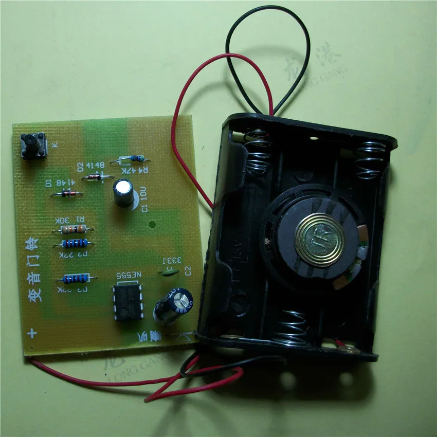 Door Bell Circuit Using Ne555