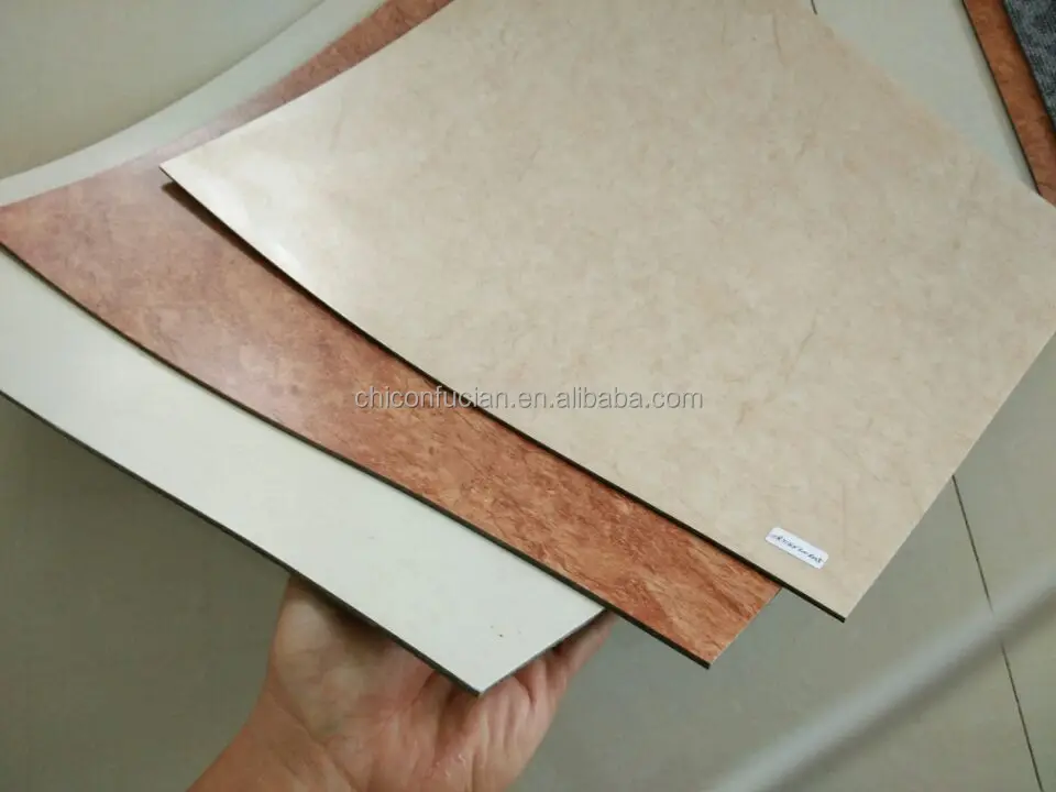 Madera/piedra serie/marmol diseño pvc alfombra del piso de vinilo ...