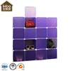 purple DIY assemble pp storage cubes with door for kids