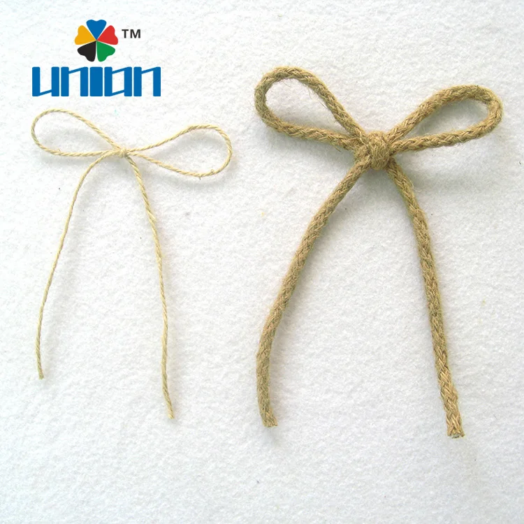 Natural Brown Jute Twine Bow,Elastic String Loop Buy Elastic String