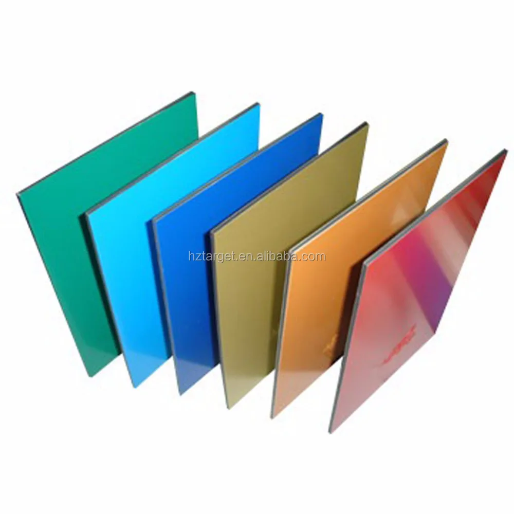 Metallic Color Laminate Aluminum Composite Panel Wall Panel Decorative
