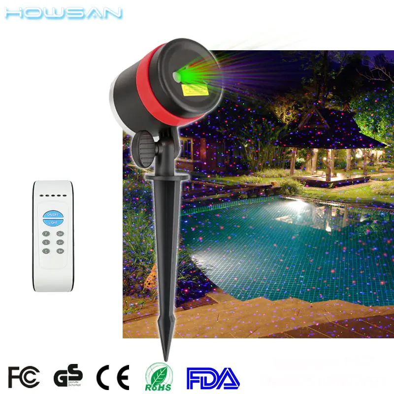 
Newest projector 3 color mini laser white snow effect laser light with 8 different patterns 