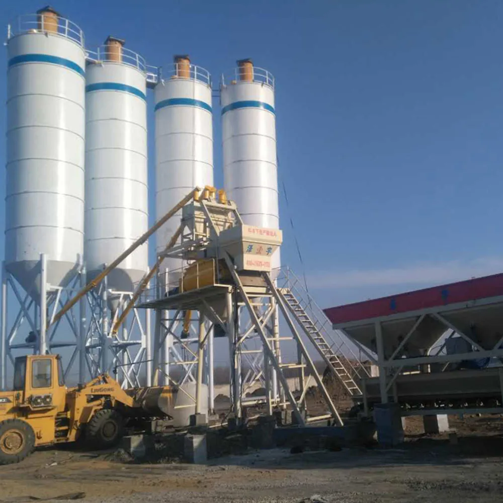 Small Mobile Hzs Series Concrete Batch Plant Equipments