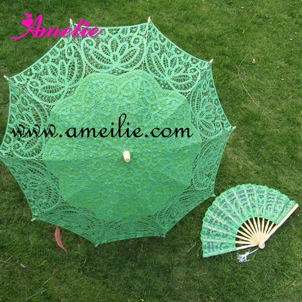 sombrilla de encaje y abanico-Paraguas-Identificación del producto