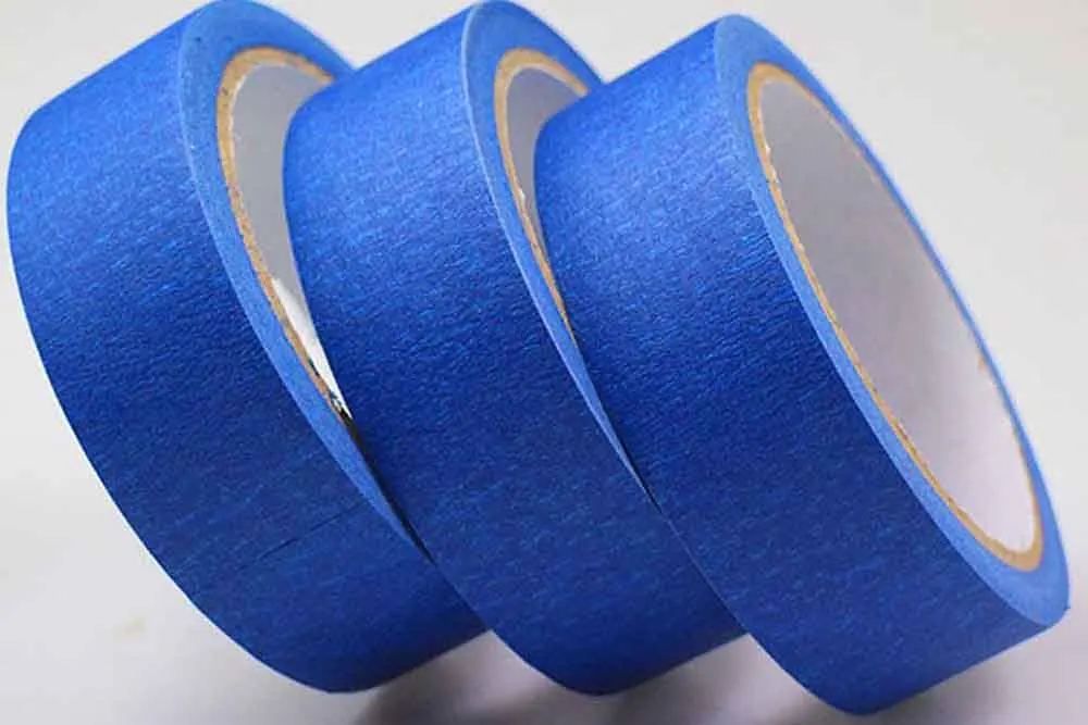 3rolls Medium Adhesive No Residue Blue Painters Masking Tape 1.0 Inch X