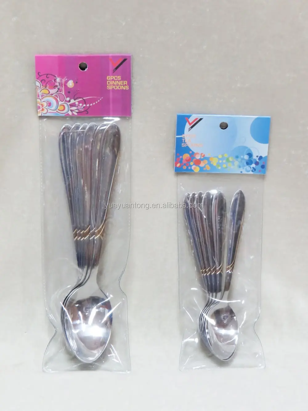 Bulk Stainless Steel Dinner Spoon And Fork In Opp Bag Packing Buy
