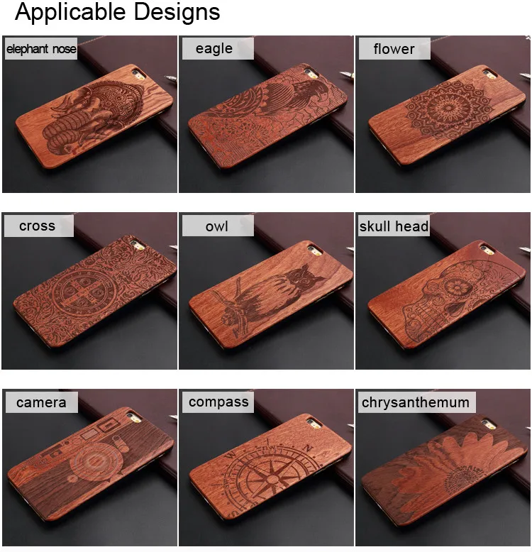 Hot Sale Free Sample Wood Case For iPhone Import Mobile Phone Accessories