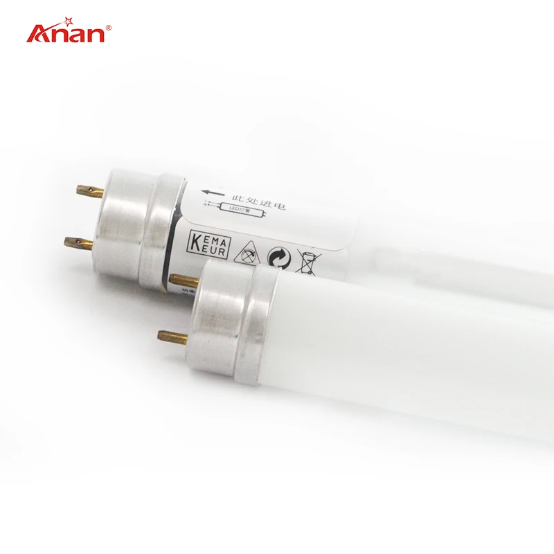 CE RoSH led light glass T8 LED tube light 360 degree 18W 4 feet led tube