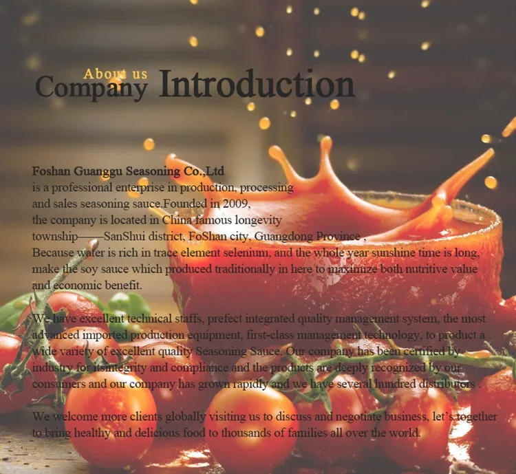 Halal Tomato Paste Ketchup
