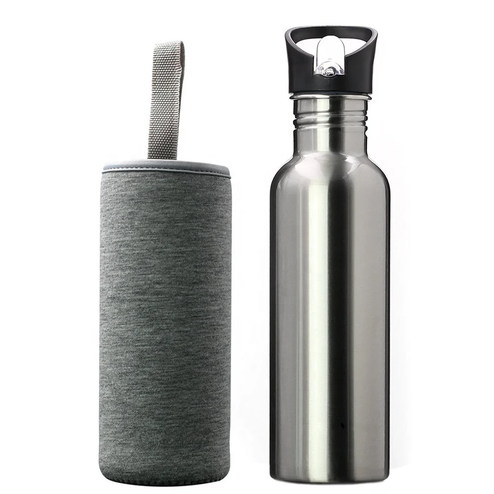 BPA Free Multi-color 350ml 500ml 750ml 1000ml vacuum insulated stainless steel leak-proof double wall hot sport water bottle 