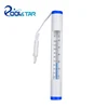 Deluxe Round Tube Pool & Spa Thermometer with Nylon Tether String- White