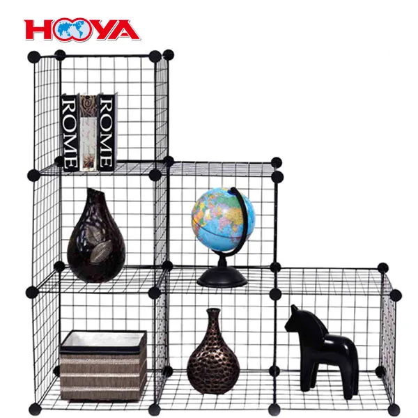 Stackable Black Mesh Wire Storage Cubesset With 8 Cube Buy Wire Storage Cubes,Stackable