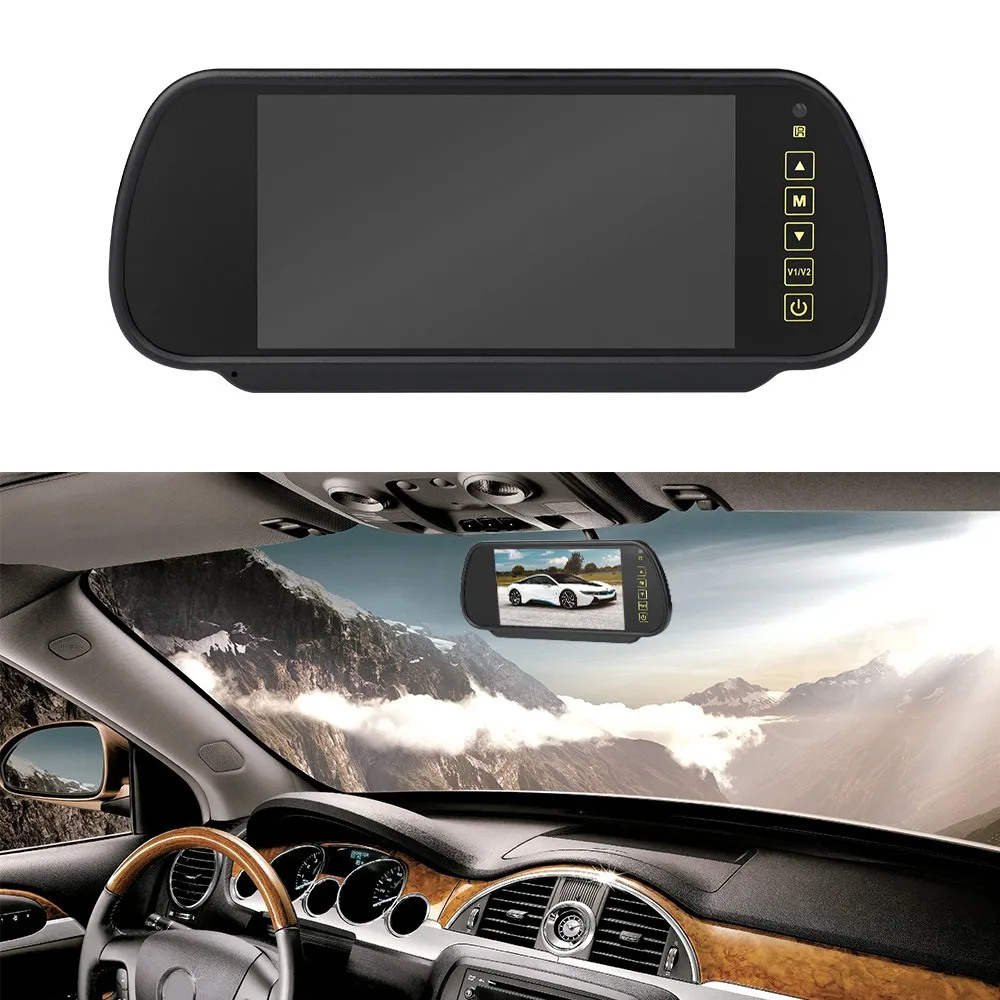 Car Parking Camera Monitor 7 Inch Lcd Rear View Camera Monitor Usb Sd