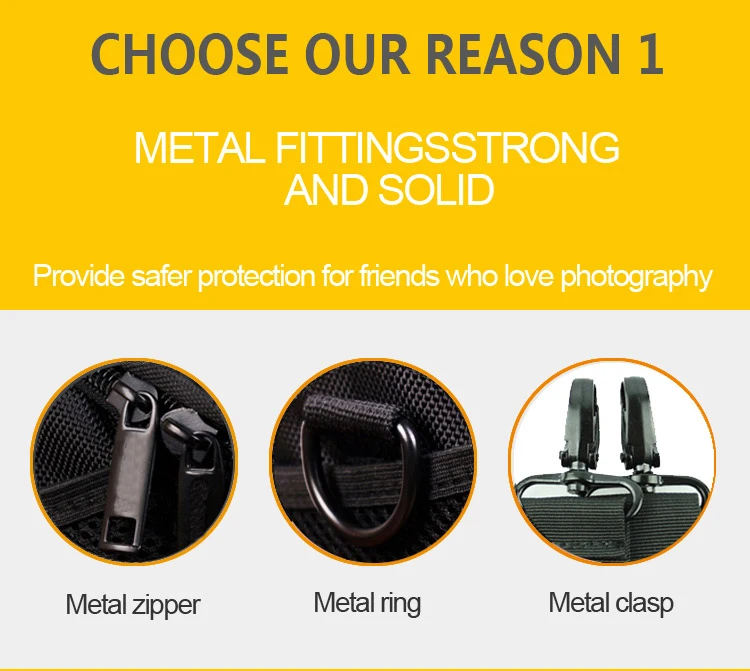 Waterproof nylon travel camera photo bags