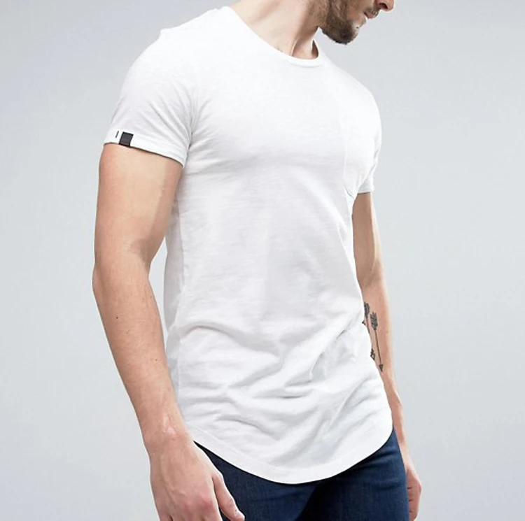 plain white top mens